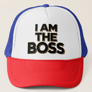 Ich bin der Boss Truckerkappe