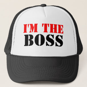 Ich bin der Boss Truckerkappe