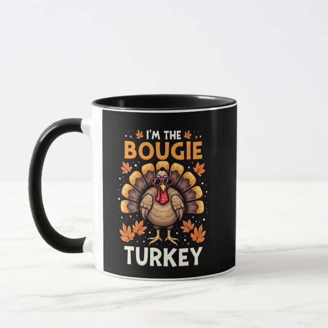 Ich bin der Bougie Turkey Funny Erntedank Sassy Tasse (Links)