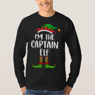 Ich bin der Bourbon Elf Funny Matching Familie Elf T-Shirt