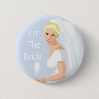 Ich bin der Braut-Hochzeits-Zusatz-Knopf Button