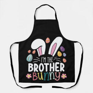 Ich bin der Bruder Bunny Ostern Familienübereinsti Schürze