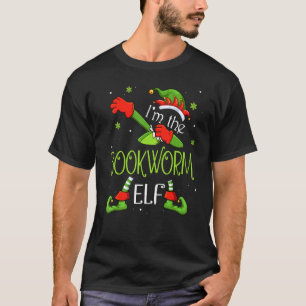 Ich bin der Buchwurm Elf Dabbing Weihnachtsmann Xm T-Shirt