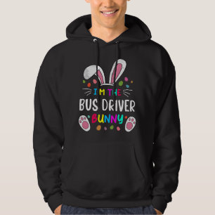 Ich bin der Busfahrer Bunny Oars Ostertag Rabbit F Hoodie
