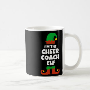 Ich bin der Cheer Coach Elf Familie Pajama Weihnac Kaffeetasse