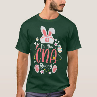 Ich bin der CNA Bunny Niedlich Bunnies Scrub Nurse T-Shirt