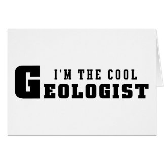 Ich bin der coole Geologe