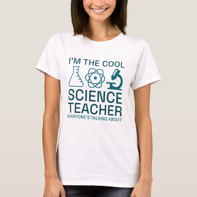 Ich bin der Coole Wissenschaftslehrer T-Shirt (Vorderseite)