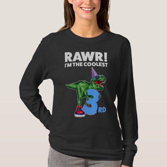 Ich bin der Coolste dritte Geburtstag T-Shirt (Vorderseite)
