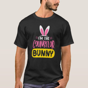 Ich bin der Counselor Bunny Rabbit Ears Egg Funny T-Shirt