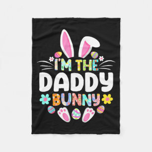 Ich bin der Daddy Bunny Lustiger Ostertag Familien Fleecedecke