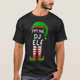 Ich bin der DJ Elf Funny Elf Familienmatch T-Shirt