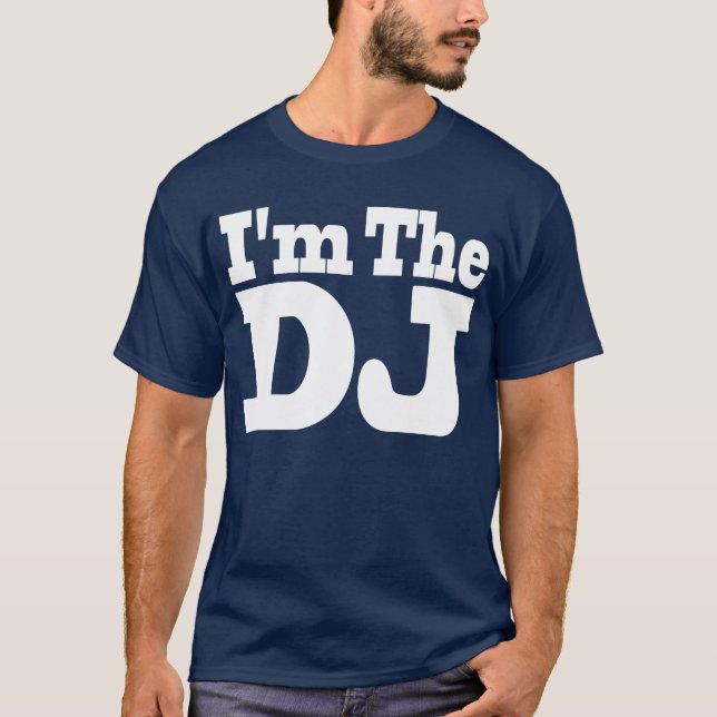 Ich bin der DJ T Shirt Dark (Vorderseite)