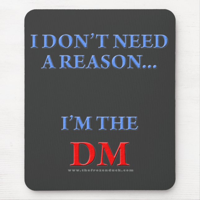 Ich bin der DM Mousepad (Vorne)