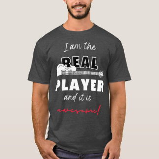 Ich bin der echte Bassgitarrist Design 1 T-Shirt