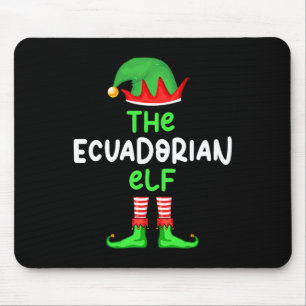 Ich bin der ecuadorianische Elf Ecuador Weihnachts Mousepad