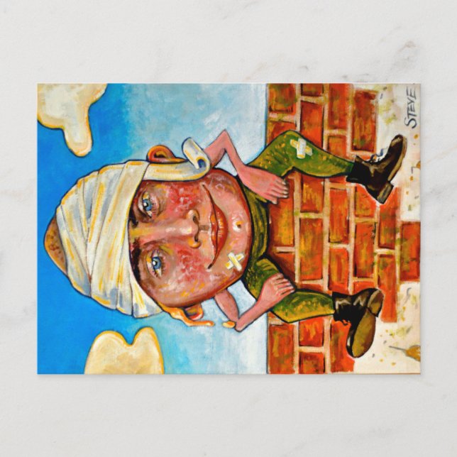 Ich bin der Ei-Mann. Postkarte (Vorderseite)