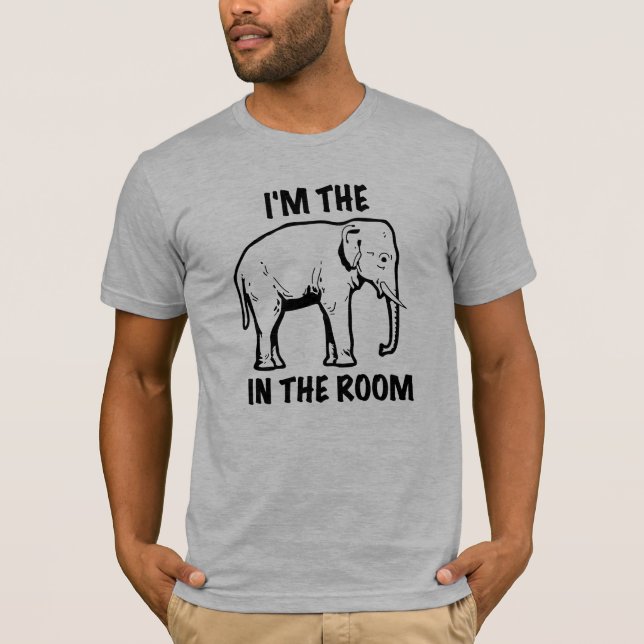 Ich bin DER ELEFANT IM RAUM ~ Grafik-T-Shirt T-Shirt (Vorderseite)