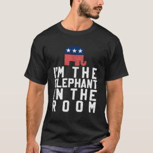 Ich bin der Elefant in den Republikanern im Saal T-Shirt