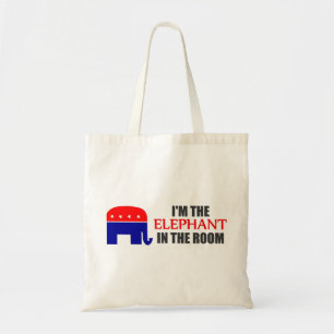 Ich bin der Elefant in der Raum-Taschen-Tasche Tragetasche