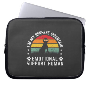 Ich bin der emotionale Unterstützer meines Berner Laptopschutzhülle