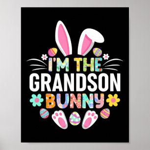 Ich bin der Enkel-Hase Lustiger Ostertag Familien- Poster