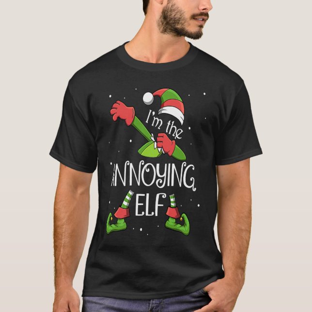 Ich bin der erstaunliche Elf, der Weihnachtsmannsc T-Shirt (Vorderseite)