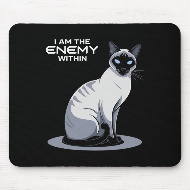 Ich bin der Feind bei der Wahl Trumps 2024 T Mousepad (Vorne)