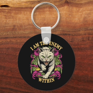 Ich bin der Feind im Inneren Harris Walz 2024 Schlüsselanhänger