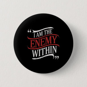 Ich bin der Feind in Kamala Harris Vs Trump 2024 Button