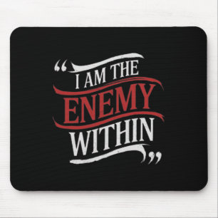 Ich bin der Feind in Kamala Harris Vs Trump 2024 Mousepad
