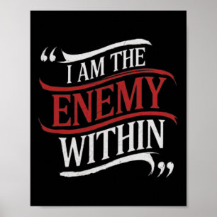 Ich bin der Feind in Kamala Harris Vs Trump 2024 Poster