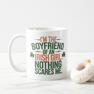 Ich bin der Freund einer irischen Girl-Tasse Kaffeetasse
