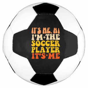 Ich bin der Fußballspieler. Ich bin's. Fußball