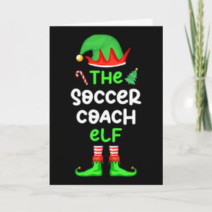 Ich bin der Fußballtrainer-Elf Weihnachten passend Karte