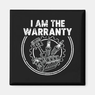 Ich bin der Garantie-Auto-Mechaniker-Motor-Autotei Magnet