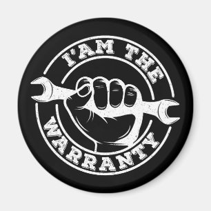 Ich bin der Garantie-Opa Mechaniker Ingenieur Vate Magnet