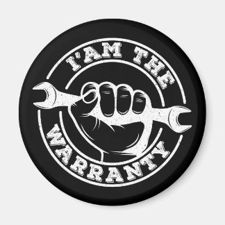 Ich bin der Garantie-Opa Mechaniker Ingenieur Vate Magnet