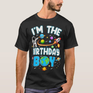 ICH Bin Der Geburtstags-Astronaut Familie Weltraum T-Shirt