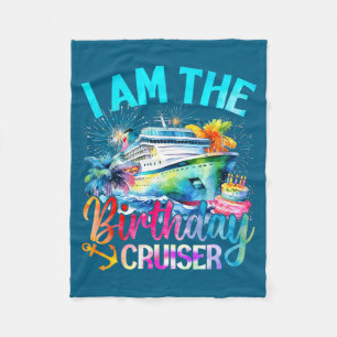 Ich bin der Geburtstags-Cruiser Lustiger Kreuzfahr Fleecedecke