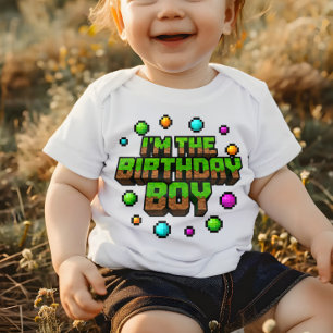 Ich bin der Geburtstagsjunge Baby T-shirt