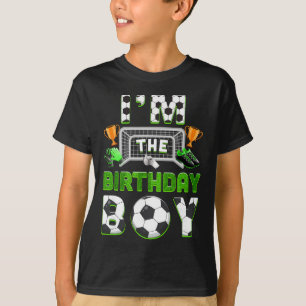 Ich bin der Geburtstagsjunge Fußball-Familie passe T-Shirt