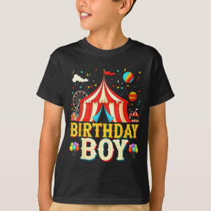 Ich bin der Geburtstagsjunge Zirkus Karneval Thema T-Shirt