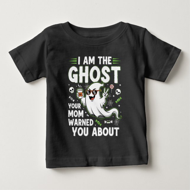 Ich bin der Geist, vor dem deine Mama dich gewarnt Baby T-shirt (Vorderseite)
