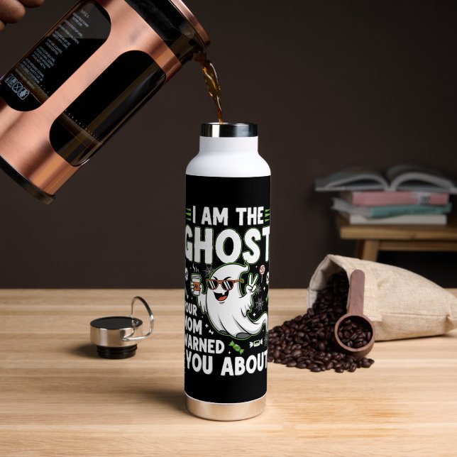 Ich bin der Geist, vor dem deine Mama dich gewarnt Trinkflasche (Kaffee (gedreht))