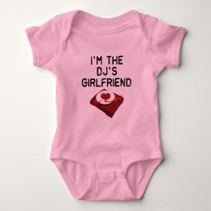Ich bin der Girlfriend Säugling T - Shirt des DJ