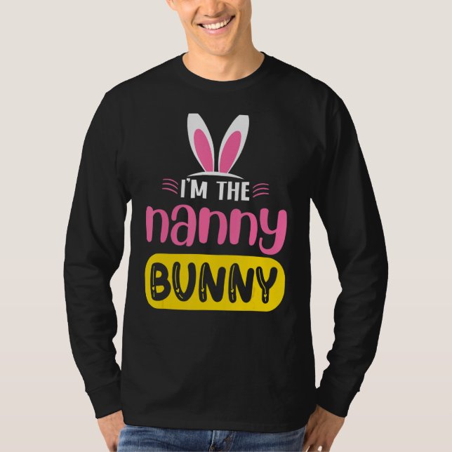Ich bin der grausame Bunny Rabbit Ears Easter Day T-Shirt (Vorderseite)