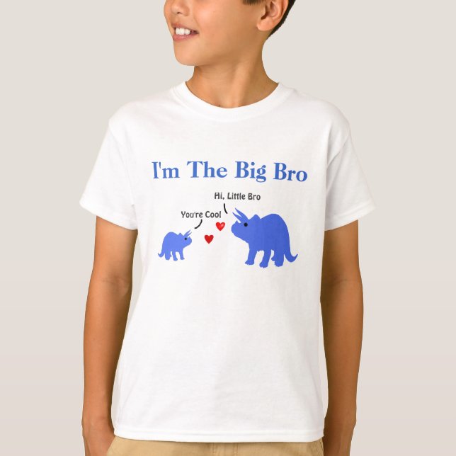 Ich bin der große Bro T - Shirt für Kind (Vorderseite)
