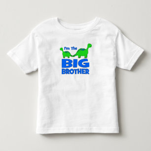 Ich bin der große Bruder! Custom Dinosaurier Desig Kleinkind T-shirt