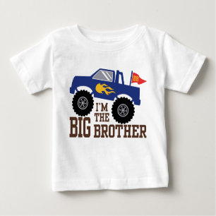 Ich bin der große Bruder-Monster-LKW Baby T-shirt